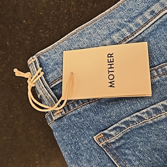 💕MOTHER💕 The Tomcat Ankle Fray Jeans ~ Arigato Mr. Roboto Button Fly 33 NWT - Picture 14 of 16